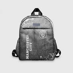 Детский рюкзак Manchester City - grey gradient вертикально, цвет: 3D-принт