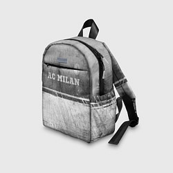 Детский рюкзак AC Milan - grey gradient посередине, цвет: 3D-принт — фото 2