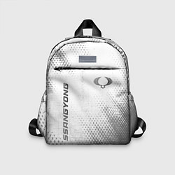 Детский рюкзак SsangYong - white gradient вертикально, цвет: 3D-принт