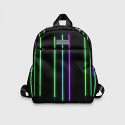 Детский рюкзак Neon stripes, цвет: 3D-принт