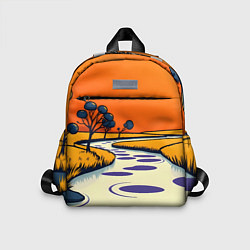 Детский рюкзак Арт с фантастическим пейзажем, цвет: 3D-принт