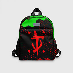 Детский рюкзак Doom лого соты текстура