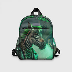 Детский рюкзак Cyperpunk zebra, цвет: 3D-принт