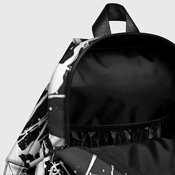 Детский рюкзак Брызги белой краски, цвет: 3D-принт — фото 2