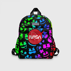 Детский рюкзак Marshmello x NASA gradient, цвет: 3D-принт