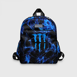 Детский рюкзак Monster energy искры дымы, цвет: 3D-принт