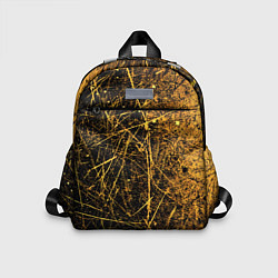Детский рюкзак Золотые царапины текстура