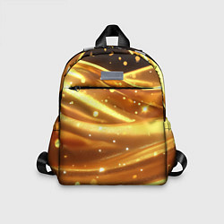 Детский рюкзак Золотая ткань с блестками