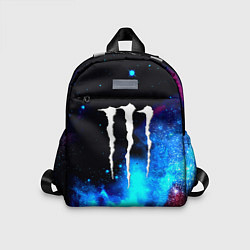 Детский рюкзак Monster energy космос, цвет: 3D-принт