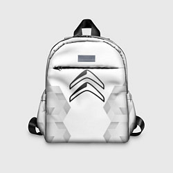 Детский рюкзак Citroen white poly, цвет: 3D-принт