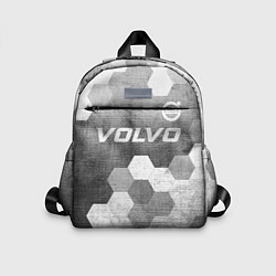 Детский рюкзак Volvo - grey gradient посередине, цвет: 3D-принт