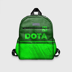 Детский рюкзак Dota - green gradient посередине