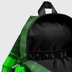 Детский рюкзак Dota - green gradient посередине, цвет: 3D-принт — фото 2