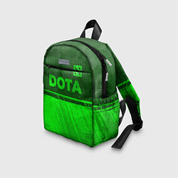 Детский рюкзак Dota - green gradient посередине, цвет: 3D-принт — фото 2