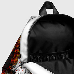 Детский рюкзак Футбольный мяч на белом, цвет: 3D-принт — фото 2