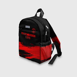 Детский рюкзак Manchester City - red gradient посередине, цвет: 3D-принт — фото 2