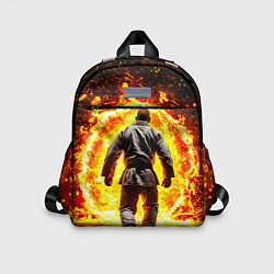 Детский рюкзак Джиу-джитсу в огне, цвет: 3D-принт