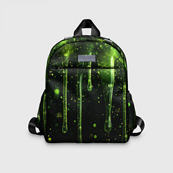 Детский рюкзак Зеленая объемная слизь, цвет: 3D-принт