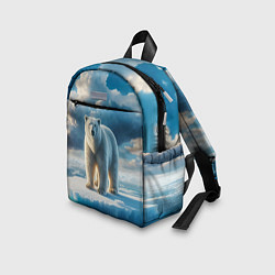 Детский рюкзак Полярный медведь на льдине, цвет: 3D-принт — фото 2