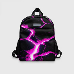 Детский рюкзак Color pink black, цвет: 3D-принт