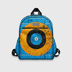 Детский рюкзак Мишень на синем, цвет: 3D-принт