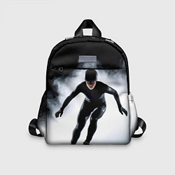Детский рюкзак Скоростной бег на коньках в черном, цвет: 3D-принт