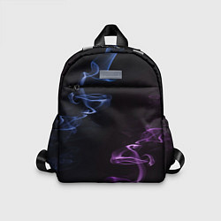 Детский рюкзак Color black blue pink, цвет: 3D-принт