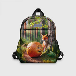 Детский рюкзак Колобок и лиса, цвет: 3D-принт