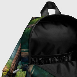 Детский рюкзак Колобок и медведь, цвет: 3D-принт — фото 2