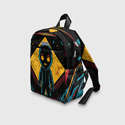 Детский рюкзак Недовольный инопланетянин, цвет: 3D-принт — фото 2