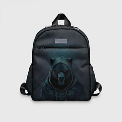 Детский рюкзак Мишка в капюшоне, цвет: 3D-принт