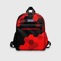 Детский рюкзак Volkswagen - red gradient посередине, цвет: 3D-принт