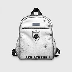Детский рюкзак AEK Athens - white gradient по-центру, цвет: 3D-принт