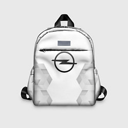 Детский рюкзак Opel white poly, цвет: 3D-принт