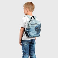 Детский рюкзак Человек встречает неизвестное живое существо, цвет: 3D-принт — фото 2