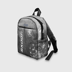 Детский рюкзак Skoda - grey gradient вертикально, цвет: 3D-принт — фото 2