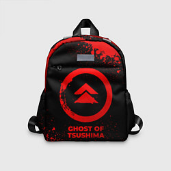 Детский рюкзак Ghost of Tsushima - red gradient, цвет: 3D-принт