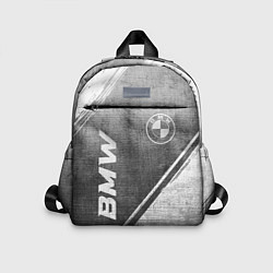 Детский рюкзак BMW - grey gradient вертикально, цвет: 3D-принт