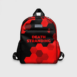 Детский рюкзак Death Stranding - red gradient посередине, цвет: 3D-принт