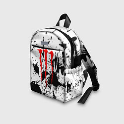 Детский рюкзак Monster energy краски, цвет: 3D-принт — фото 2