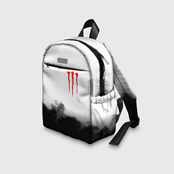 Детский рюкзак Monster energy splash smoke, цвет: 3D-принт — фото 2