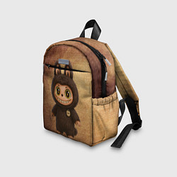 Детский рюкзак Лабубу на вязаном фоне, цвет: 3D-принт — фото 2