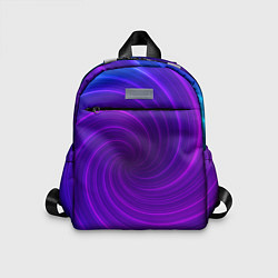 Детский рюкзак Фиолетовая спираль, цвет: 3D-принт