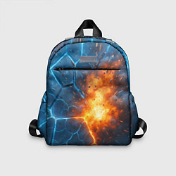Детский рюкзак Взрыв из объемных плит, цвет: 3D-принт