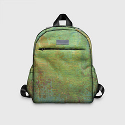 Детский рюкзак Абстракция - green oil stain, цвет: 3D-принт