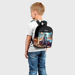 Детский рюкзак Бендер с пистолетом - Нью-Йоркская мафия, цвет: 3D-принт — фото 2