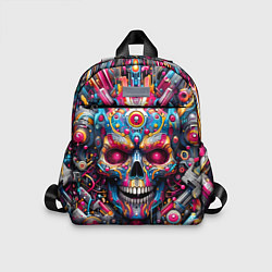 Детский рюкзак Art cyber skull - ai art fantasy, цвет: 3D-принт