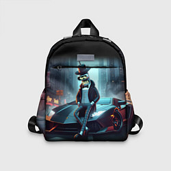 Детский рюкзак Бендер счастливый владелец Ламборджини, цвет: 3D-принт