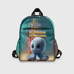 Детский рюкзак Blueberini Octopusini мем, цвет: 3D-принт