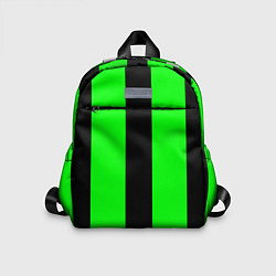 Детский рюкзак Color green black line